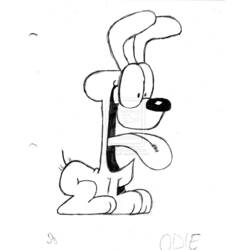 Dibujo para colorear: Garfield (Dibujos animados) #26304 - Dibujos para Colorear e Imprimir Gratis