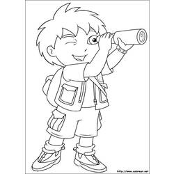 Dibujo para colorear: Go Diego! (Dibujos animados) #48506 - Dibujos para Colorear e Imprimir Gratis