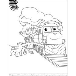Dibujo para colorear: Go Diego! (Dibujos animados) #48563 - Dibujos para Colorear e Imprimir Gratis