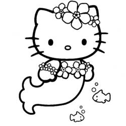 Dibujo para colorear: Hello Kitty (Dibujos animados) #36734 - Dibujos para Colorear e Imprimir Gratis