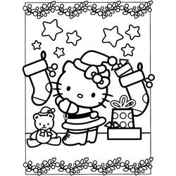 Dibujo para colorear: Hello Kitty (Dibujos animados) #36758 - Dibujos para Colorear e Imprimir Gratis