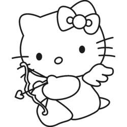 Dibujo para colorear: Hello Kitty (Dibujos animados) #36782 - Dibujos para Colorear e Imprimir Gratis
