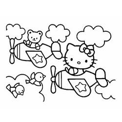 Dibujo para colorear: Hello Kitty (Dibujos animados) #36784 - Dibujos para Colorear e Imprimir Gratis