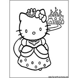 Dibujo para colorear: Hello Kitty (Dibujos animados) #36794 - Dibujos para Colorear e Imprimir Gratis