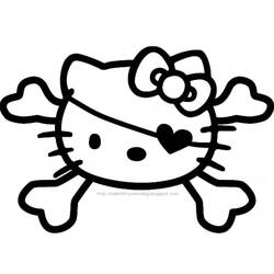 Dibujo para colorear: Hello Kitty (Dibujos animados) #36820 - Dibujos para Colorear e Imprimir Gratis