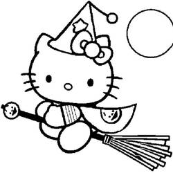 Dibujo para colorear: Hello Kitty (Dibujos animados) #36893 - Dibujos para Colorear e Imprimir Gratis