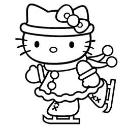Dibujo para colorear: Hello Kitty (Dibujos animados) #36904 - Dibujos para Colorear e Imprimir Gratis