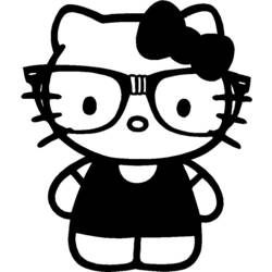 Dibujo para colorear: Hello Kitty (Dibujos animados) #37052 - Dibujos para Colorear e Imprimir Gratis