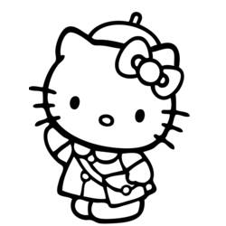 Dibujo para colorear: Hello Kitty (Dibujos animados) #37061 - Dibujos para Colorear e Imprimir Gratis