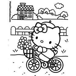Dibujo para colorear: Hello Kitty (Dibujos animados) #37090 - Dibujos para Colorear e Imprimir Gratis