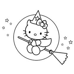Dibujo para colorear: Hello Kitty (Dibujos animados) #37109 - Dibujos para Colorear e Imprimir Gratis