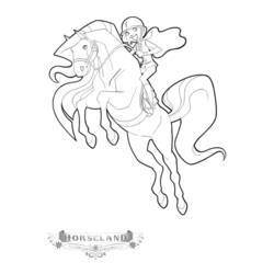 Dibujo para colorear: Horseland (Dibujos animados) #53842 - Dibujos para Colorear e Imprimir Gratis