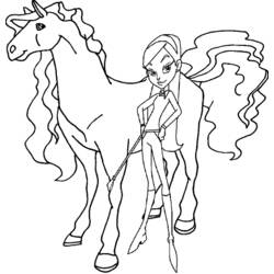 Dibujo para colorear: Horseland (Dibujos animados) #53866 - Dibujos para Colorear e Imprimir Gratis