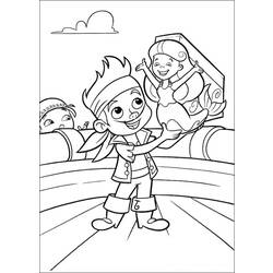 Dibujo para colorear: Jake and the Never Land Pirates (Dibujos animados) #42244 - Dibujos para Colorear e Imprimir Gratis