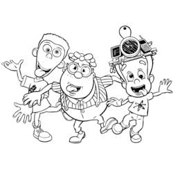 Dibujo para colorear: Jimmy Neutron (Dibujos animados) #48896 - Dibujos para Colorear e Imprimir Gratis
