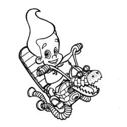 Dibujo para colorear: Jimmy Neutron (Dibujos animados) #48912 - Dibujos para Colorear e Imprimir Gratis