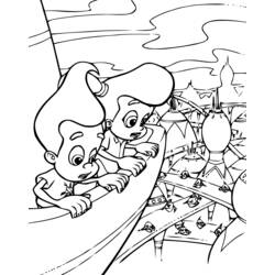 Dibujo para colorear: Jimmy Neutron (Dibujos animados) #48980 - Dibujos para Colorear e Imprimir Gratis