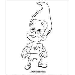 Dibujo para colorear: Jimmy Neutron (Dibujos animados) #49016 - Dibujos para Colorear e Imprimir Gratis