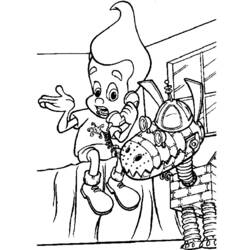 Dibujo para colorear: Jimmy Neutron (Dibujos animados) #49030 - Dibujos para Colorear e Imprimir Gratis