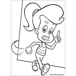 Dibujo para colorear: Jimmy Neutron (Dibujos animados) #49058 - Dibujos para Colorear e Imprimir Gratis