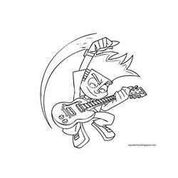 Dibujo para colorear: Johnny Test (Dibujos animados) #34996 - Dibujos para Colorear e Imprimir Gratis