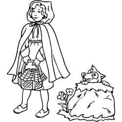 Dibujo para colorear: Little Red Riding Hood (Dibujos animados) #49188 - Dibujos para Colorear e Imprimir Gratis