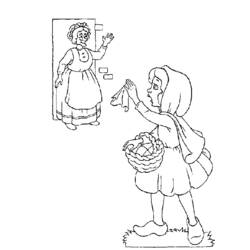 Dibujo para colorear: Little Red Riding Hood (Dibujos animados) #49201 - Dibujos para Colorear e Imprimir Gratis