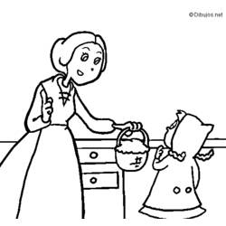Dibujo para colorear: Little Red Riding Hood (Dibujos animados) #49205 - Dibujos para Colorear e Imprimir Gratis