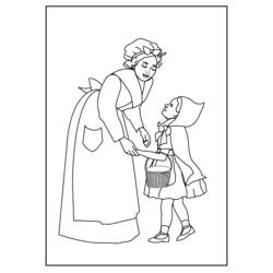 Dibujo para colorear: Little Red Riding Hood (Dibujos animados) #49231 - Dibujos para Colorear e Imprimir Gratis