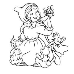 Dibujo para colorear: Little Red Riding Hood (Dibujos animados) #49235 - Dibujos para Colorear e Imprimir Gratis