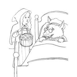 Dibujo para colorear: Little Red Riding Hood (Dibujos animados) #49273 - Dibujos para Colorear e Imprimir Gratis