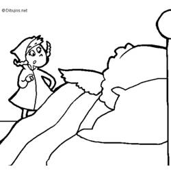Dibujo para colorear: Little Red Riding Hood (Dibujos animados) #49299 - Dibujos para Colorear e Imprimir Gratis