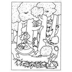 Dibujo para colorear: Little Red Riding Hood (Dibujos animados) #49302 - Dibujos para Colorear e Imprimir Gratis