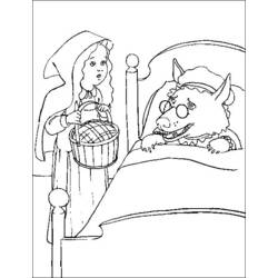Dibujo para colorear: Little Red Riding Hood (Dibujos animados) #49365 - Dibujos para Colorear e Imprimir Gratis