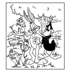 Dibujo para colorear: Looney Tunes (Dibujos animados) #39148 - Dibujos para Colorear e Imprimir Gratis