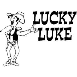 Dibujo para colorear: Lucky Luke (Dibujos animados) #25600 - Dibujos para Colorear e Imprimir Gratis