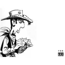 Dibujo para colorear: Lucky Luke (Dibujos animados) #25672 - Dibujos para Colorear e Imprimir Gratis