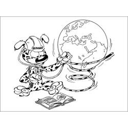 Dibujo para colorear: Marsupilami (Dibujos animados) #50129 - Dibujos para Colorear e Imprimir Gratis