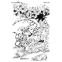 Dibujo para colorear: Marsupilami (Dibujos animados) #50159 - Dibujos para Colorear e Imprimir Gratis
