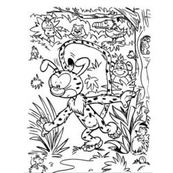 Dibujo para colorear: Marsupilami (Dibujos animados) #50170 - Dibujos para Colorear e Imprimir Gratis