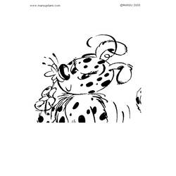 Dibujo para colorear: Marsupilami (Dibujos animados) #50174 - Dibujos para Colorear e Imprimir Gratis