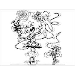 Dibujo para colorear: Marsupilami (Dibujos animados) #50180 - Dibujos para Colorear e Imprimir Gratis