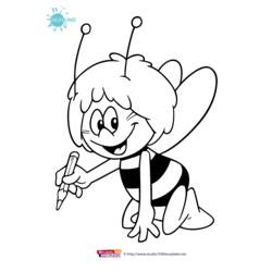 Dibujo para colorear: Maya the bee (Dibujos animados) #28213 - Dibujos para Colorear e Imprimir Gratis