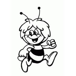 Dibujo para colorear: Maya the bee (Dibujos animados) #28215 - Dibujos para Colorear e Imprimir Gratis