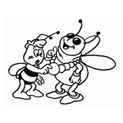 Dibujo para colorear: Maya the bee (Dibujos animados) #28226 - Dibujos para Colorear e Imprimir Gratis