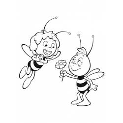 Dibujo para colorear: Maya the bee (Dibujos animados) #28248 - Dibujos para Colorear e Imprimir Gratis