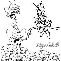 Dibujo para colorear: Maya the bee (Dibujos animados) #28255 - Dibujos para Colorear e Imprimir Gratis