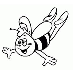 Dibujo para colorear: Maya the bee (Dibujos animados) #28279 - Dibujos para Colorear e Imprimir Gratis