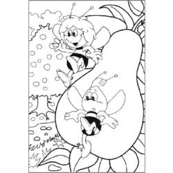 Dibujo para colorear: Maya the bee (Dibujos animados) #28280 - Dibujos para Colorear e Imprimir Gratis