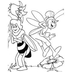 Dibujo para colorear: Maya the bee (Dibujos animados) #28294 - Dibujos para Colorear e Imprimir Gratis